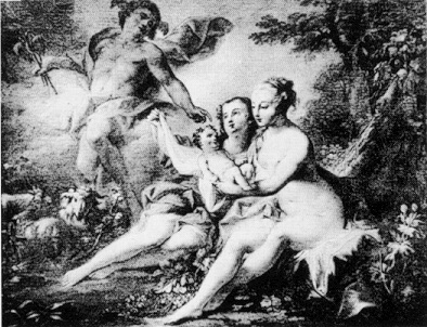 Mercure confiant le jeune Bacchus aux nymphes du mont Nysa_0
